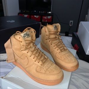 Wheat Air Force 1 womens 7.5